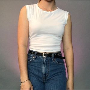 Ripcurl White Tie Back Top